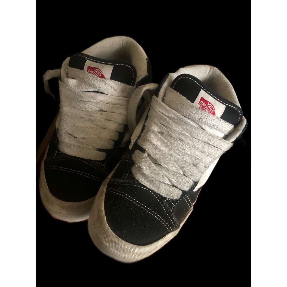 Worn-Out Vans Mid-Tops